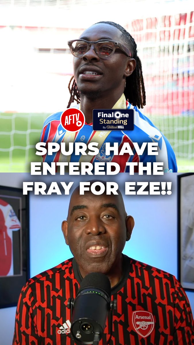Arsenal 𝐂𝐀𝐍𝐍𝐎𝐓 let Eze go to Spurs!! 😤 Enter Final One Standing on William Hill for your chance to win £500K - it's free to play! 👉 #ad 18+. UK and Ireland Only. Please gamble responsibly. GambleAware. #ad #TransferDaily #Eze #Arsenal