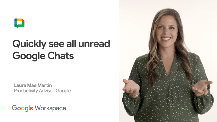 Too many group chats, not enough energy 💀 Quickly see unread messages in Google Chat to skip the noise and find what’s new 🔍 👉