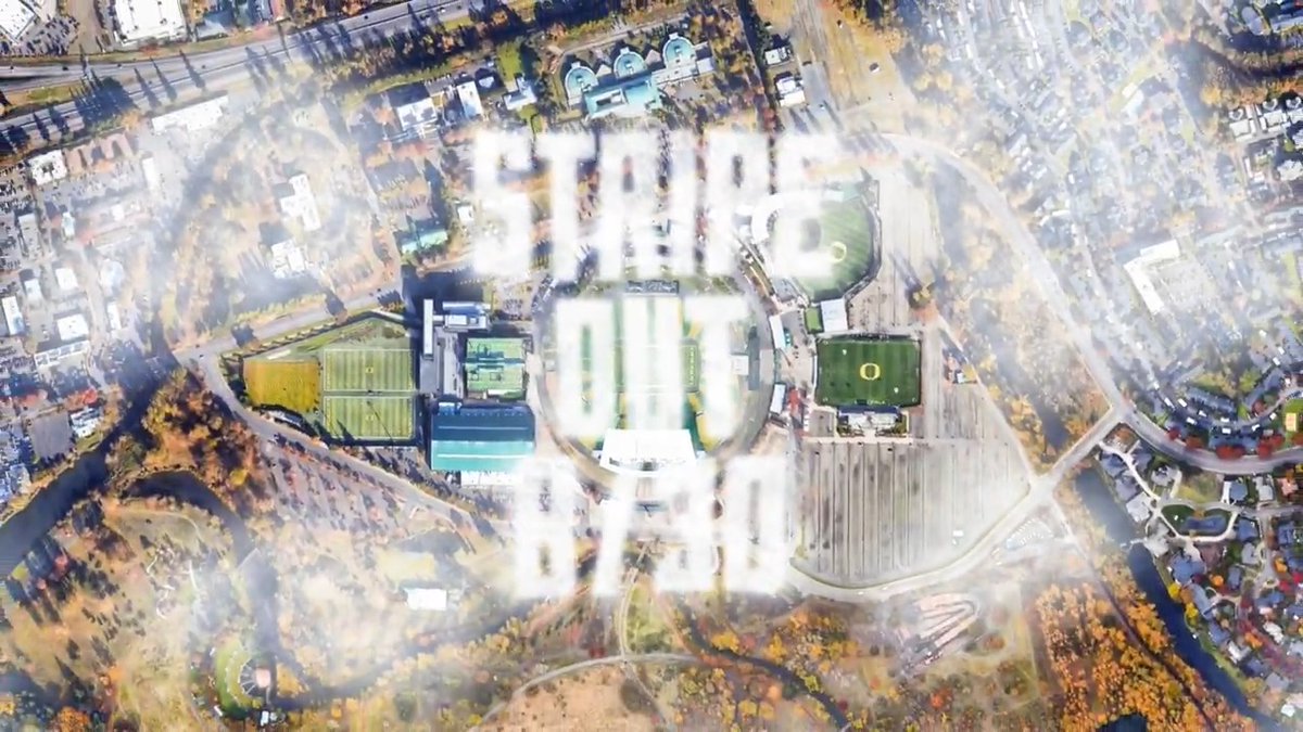 Stripe out Autzen on 8/30. Even sections wear 🟨 Odd sections + Students wear 🟩 🎟️