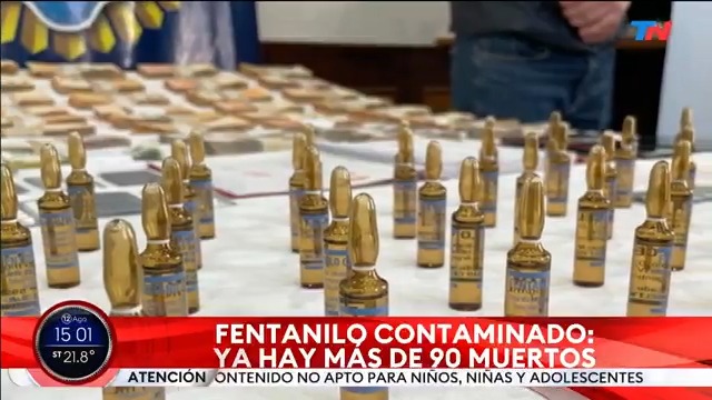 🔴 AHORA | Fentanilo contaminado: confirmaron nuevas muertes y ya son más de 90 las víctimas en todo el país