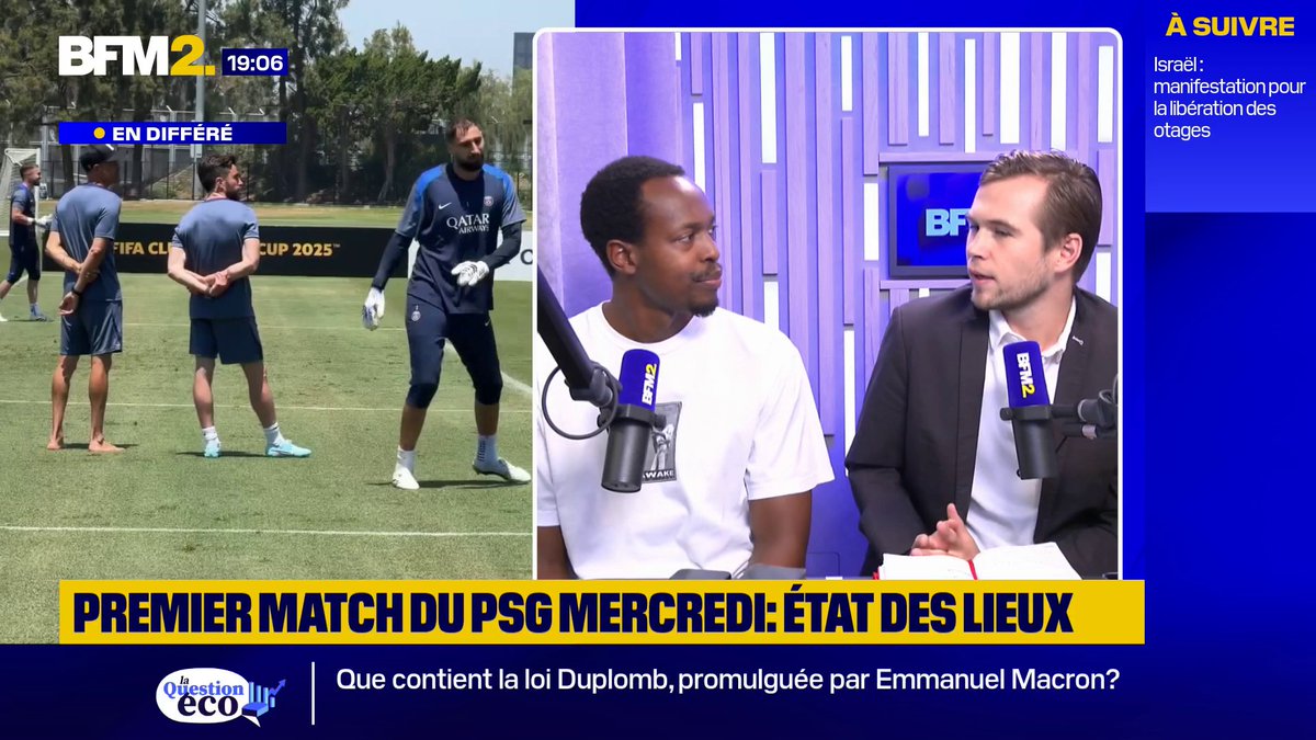 PSG: "Je n'ai pas l'impression que Paris voulait garder Donnarumma" juge Fabrice Hawkins, journaliste RMC Sport Le PSG débute cette nouvelle saison avec une petite crise à gérer et la situation délicate chez ses gardiens de but après l'arrivée de Lucas Chevalier. #BFM2