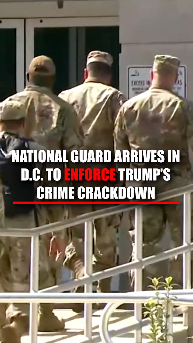National Guard members began arriving in Washington, D.C., on Tuesday after President Trump ordered their deployment to take control of the city’s police department and reduce crime.