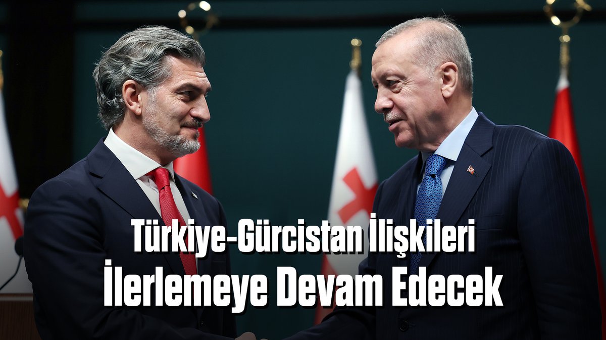 Türkiye-Gürcistan ilişkilerini halklarımızın refahına katkı sunacak şekilde ilerletmeye devam edeceğiz. 🇹🇷🇬🇪