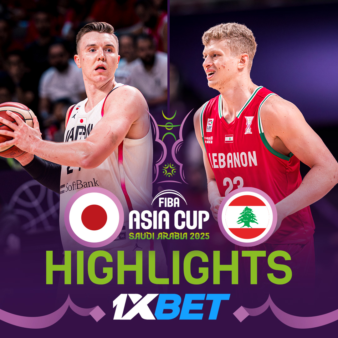 Japan vs Lebanon 1XBET Game Highlights 🎥 #AsiaCup