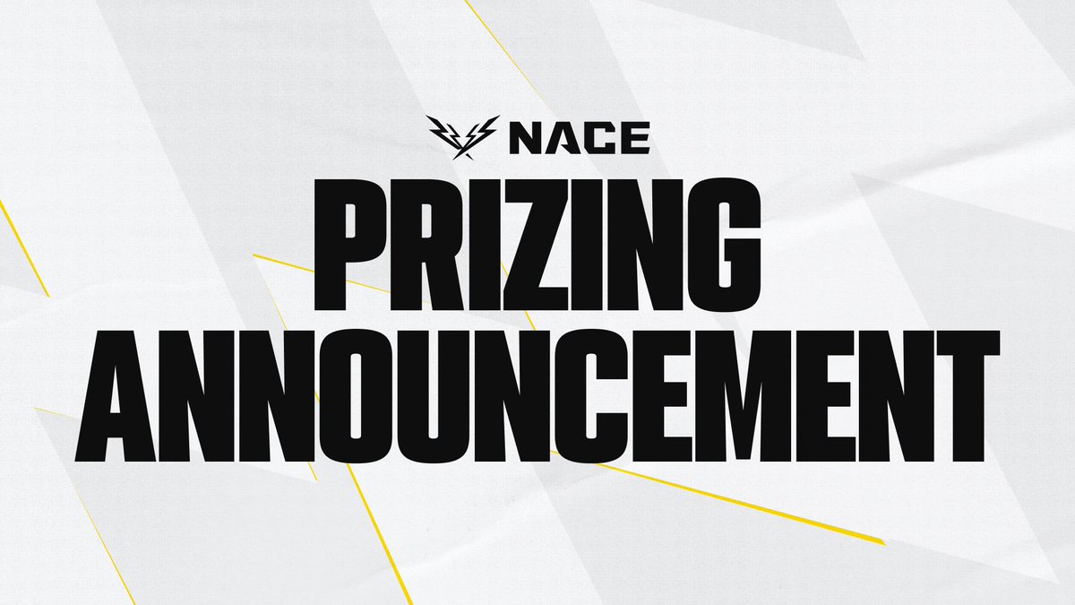 We're making an important change to prizing at NACE ⬇️