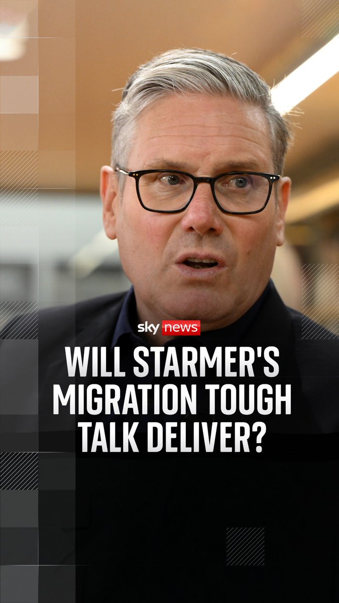 More than 50,000 people have crossed the English Channel since Sir Keir Starmer became prime minister. Political correspondent Tamara Cohen looks at the PM's changing rhetoric around migration 👇