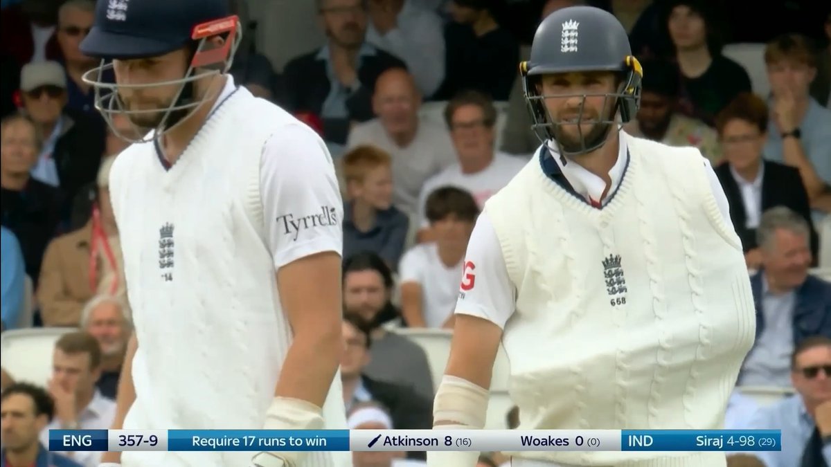 One-armed Chris Woakes is England’s last hope against India, a breakdown
