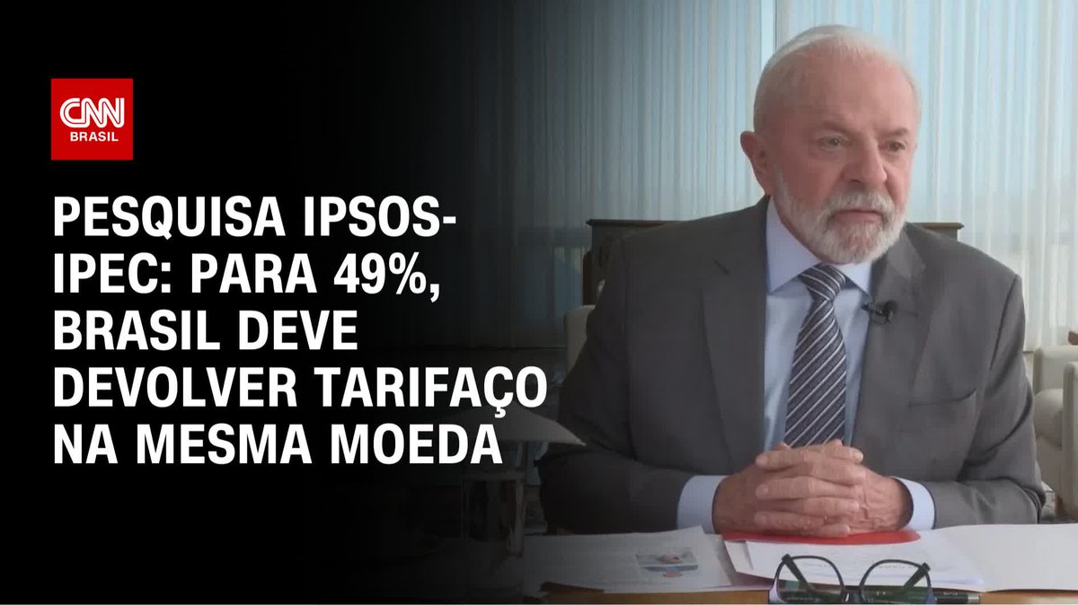 Para 49%, Brasil deve devolver tarifaço na mesma moeda; assista #CNNArena