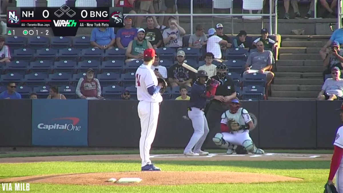 Tylor Megill's final line in his rehab outing for Double-A Binghamton: 1.2 IP, 3 H, 0 R, 4 K (41 pitches)
