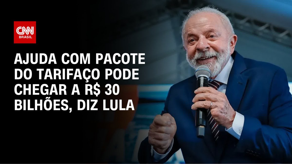Lula: Vou liberar R$ 30 bi para socorro ao tarifaço; assista #CNNPrimeTime