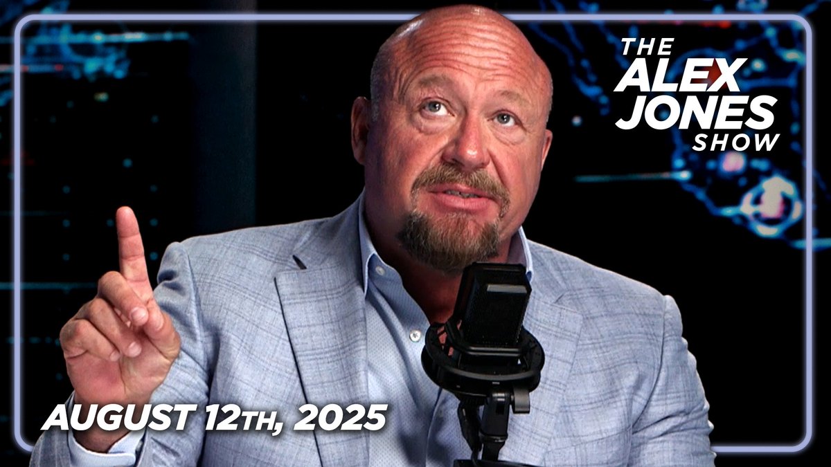 FULL TUESDAY SHOW 8/12/25 — Alex Jones Answers The Question: Is President Trump Preparing To Plunge America Into Martial Law?! NATO/EU Join Zelensky In A Pledge To Block Trump's Ukraine War Peace Deal! PLUS, New Studies Prove The COVID mRNA Shots Trigger Turbo Cancers! MUST-WATCH/SHARE TRANSMISSION!