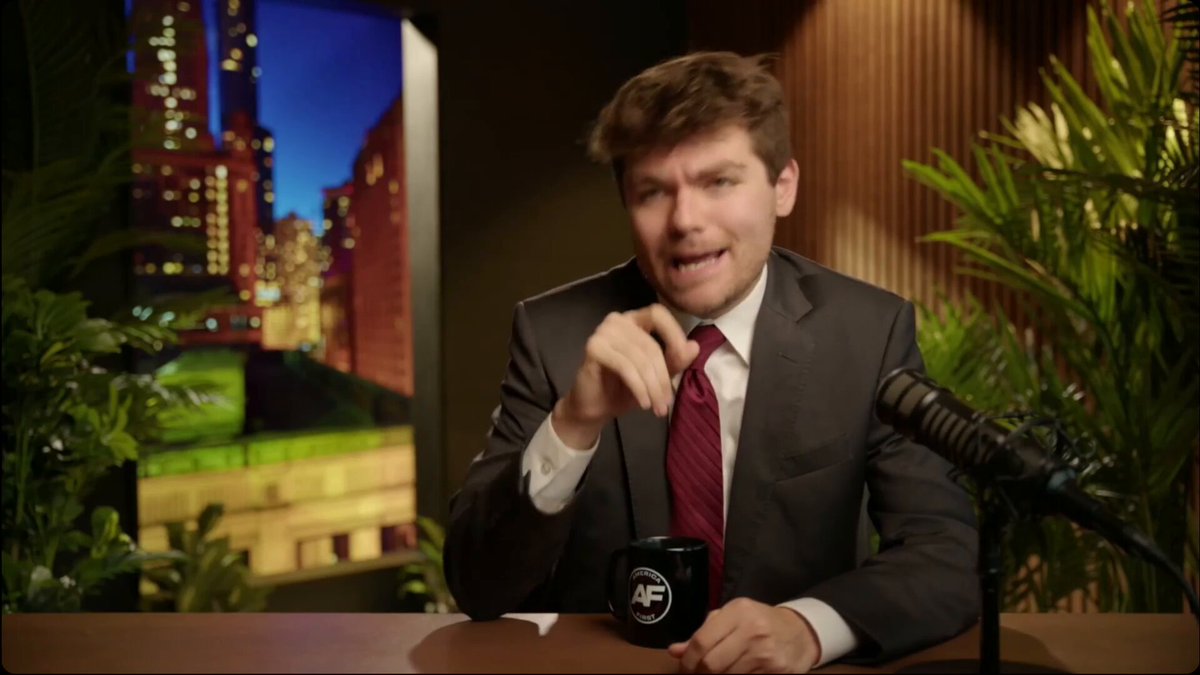 "I am doing this for pleasure for being a Human Wrench thrown into the System" - Nick Fuentes