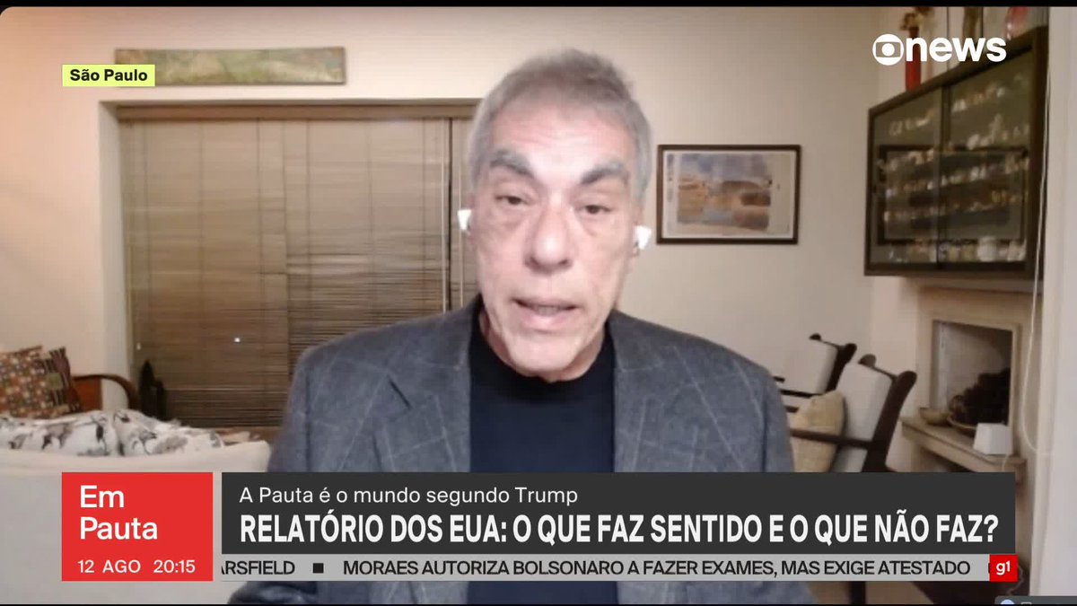 Demétrio: Há problemas, sim, sobre liberdade de expressão ligados ao Supremo Tribunal Federal, e não apenas nem principalmente a (Jair) Bolsonaro. E isso não é de agora”, Olha a cara do Camarotti escutando isso!