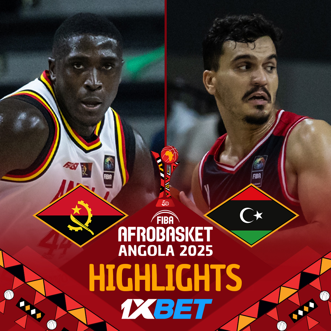 🇦🇴 Angola make a statement with an emphatic win over Libya! Federação Angola de Basquetebol x #AfroBasket #TheTimeIsNowv | 1XBET Highlights
