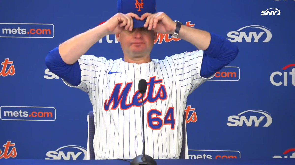"I was a fan. I had tears in my eyes." Carlos Mendoza talks about Pete Alonso breaking the Mets' home run record: