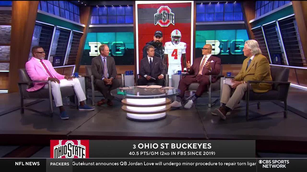 "They're moving from the hunter to the hunted... It's not going to be an easy road for them." — .Aaron Taylor isn't convinced that Ohio State will repeat as National Champions this year