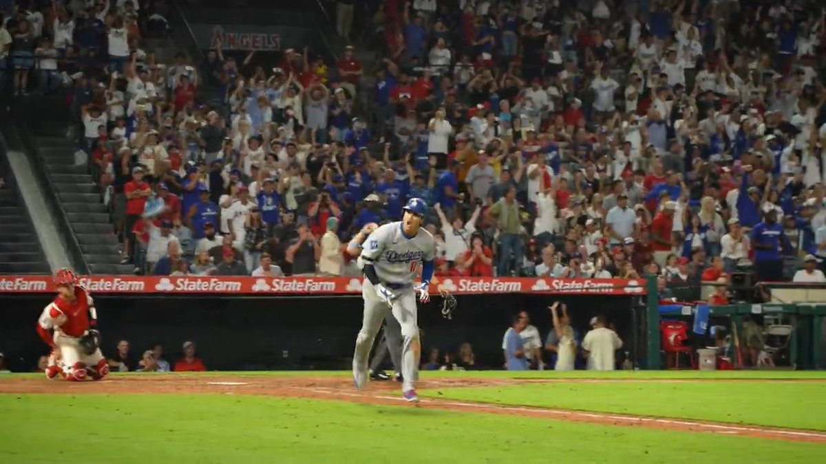 大谷翔平の確信歩き！ 劇的勝ち越し弾💥 スーパースターです... 🎥MLB Español #大谷ホームラン
