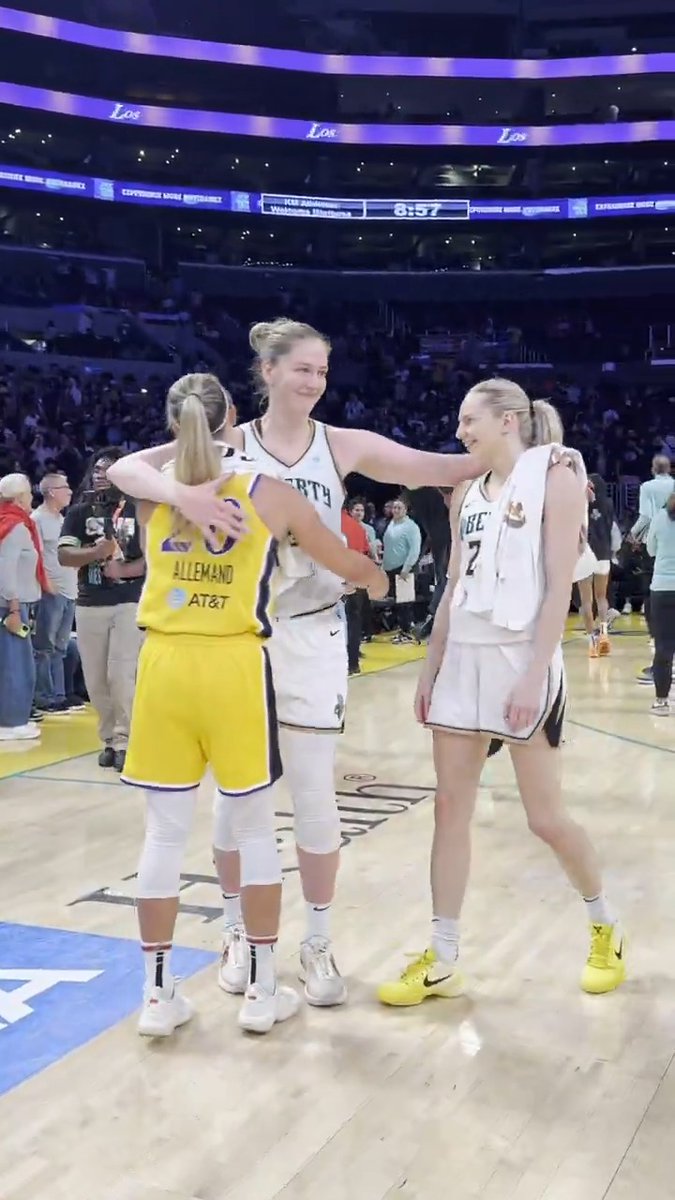 European Summer. ☀️ Julie Allemand x WNBA