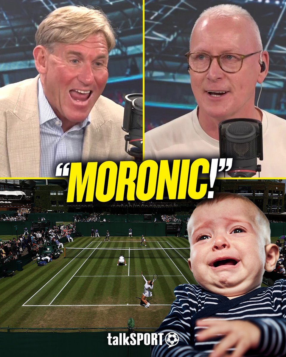 ❌ Simon: "It's not appropriate!" ✈️ Jim: "You can take a baby on a plane?" 🤷♂️ Simon: "The pilot wouldn't want the baby in the cockpit, would they!?" @SJOpinion10 and Jim White arguing about if babies should be allowed in sporting events was hilarious! 😂