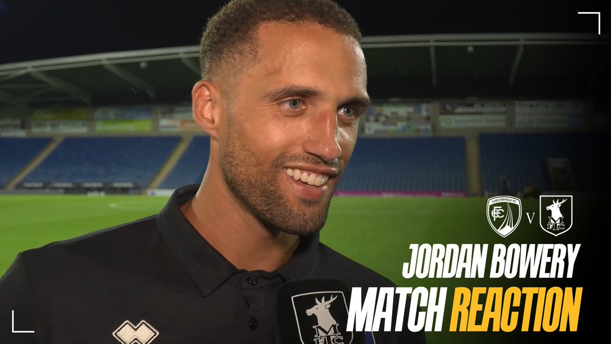 🗣️ Hear from Jordan Bowery following last night’s local derby victory in the Carabao Cup. #Stags 🟡🔵