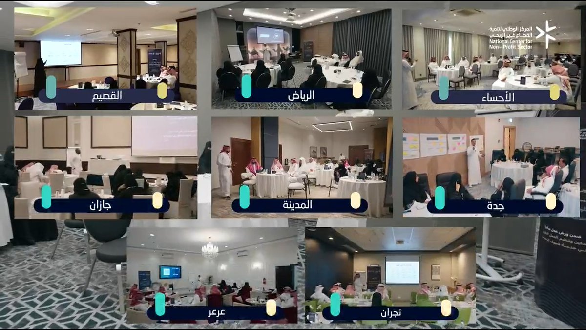 قدمنا في 8 مدن بالمملكة ورشة عمل: "الخارطة الذهنية لتصميم الفرص التطوعية لخدمة ضيوف الرحمن"، حيث تعرّف المشاركون على المبادئ الثلاثة والذهنيات السبع المُساهمة في تطوير الفرص التطوعية. #العمل_التطوعي