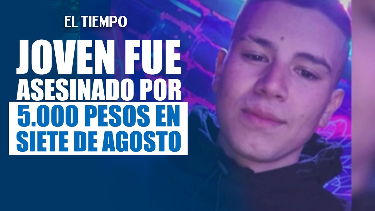 🚨 Joven fue asesinado por deuda de $5.000 pesos en Bogotá. Daniel Felipe Zapata Suárez fue asesinado presuntamente por su jefe tras una deuda de 5.000 pesos. Recibió una herida en el pecho con arma corto punzante. Vía