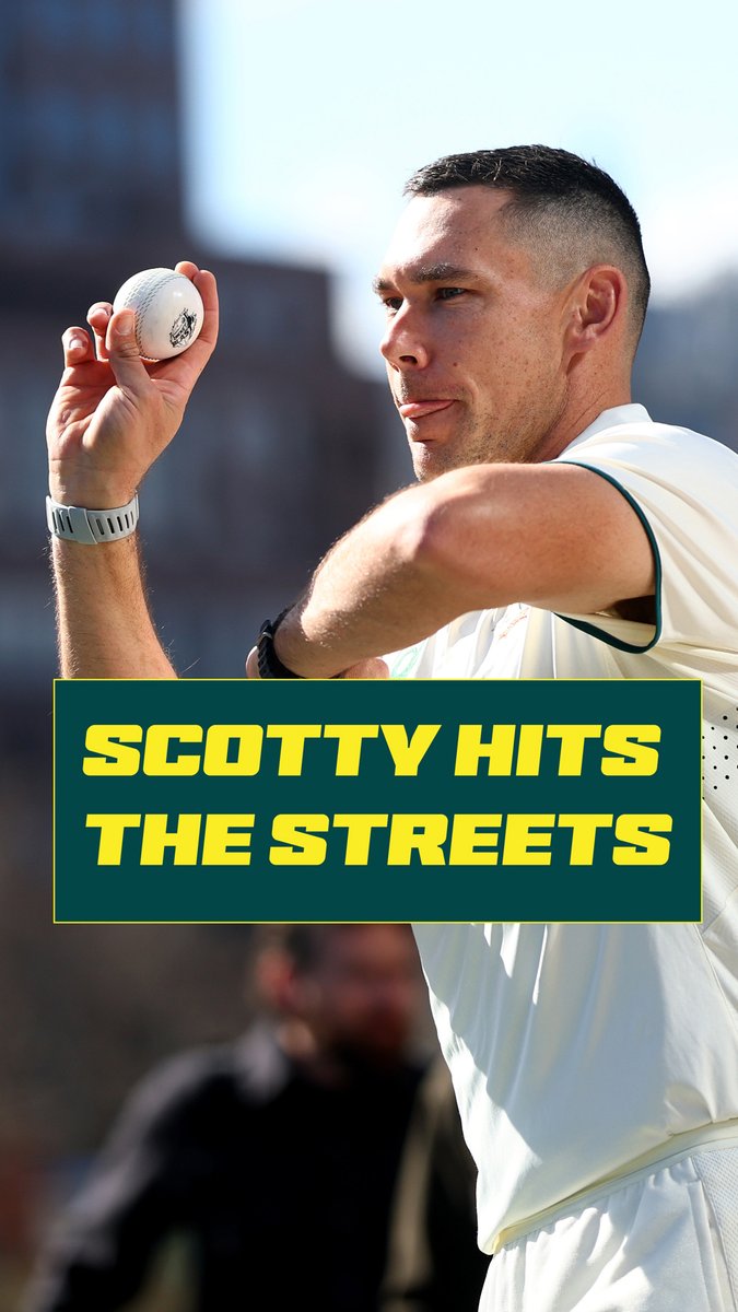 The people of Melbourne were up for the challenge of facing local hero Scotty Boland today as we celebrated 100 days until the #Ashes begins! 🏏