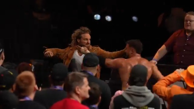 TONIGHT! AEW World Champion Hangman Adam Page and Maxwell Jacob Friedman™️ meet face to face after last week's brawl, Jon Moxley fights Kevin Knight ケビン・ナイト, Big Stoke faces Adam Copeland and more! Watch LIVE at 8/7c on TBS + HBO Max!