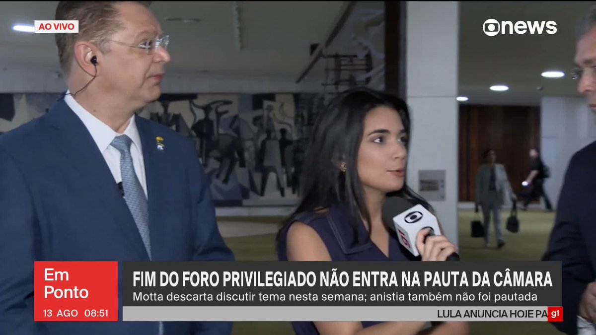 Mais uma semana de obstrução bolsonarista na Câmara. Dessa vez, alegam defender o fim do foro privilegiado para combater a corrupção. Na verdade isso é medo do Xandão, que investiga o golpe, e medo do Dino, que investiga as emendas. Prisão de Rabo-Aguda.
