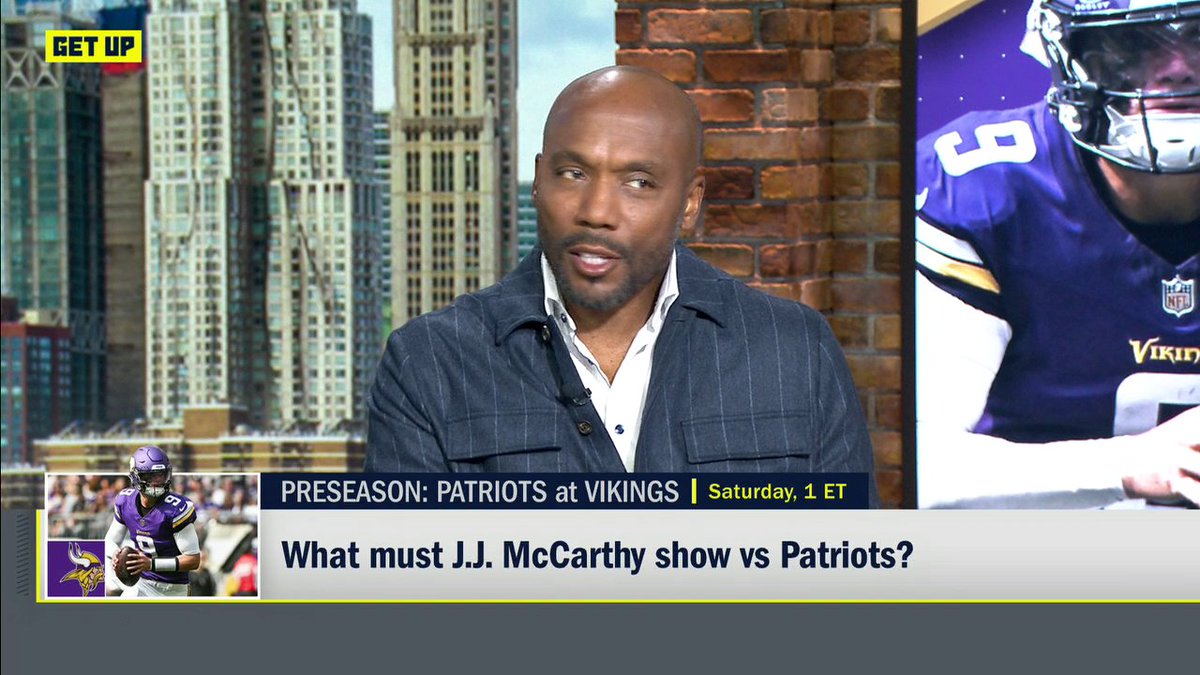 .Louis Riddick is ALL IN on J.J. McCarthy 👀