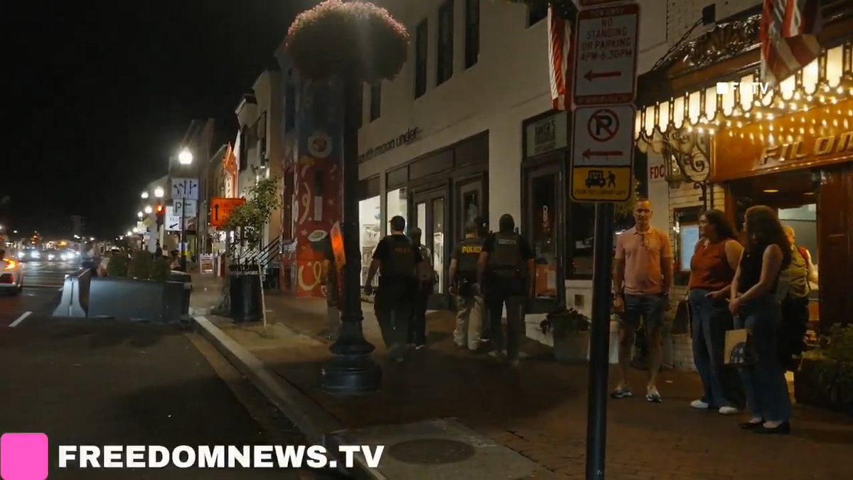DC local reacts to federal agents walking around Georgetown: "There's not much going on here, maybe they're practicing"