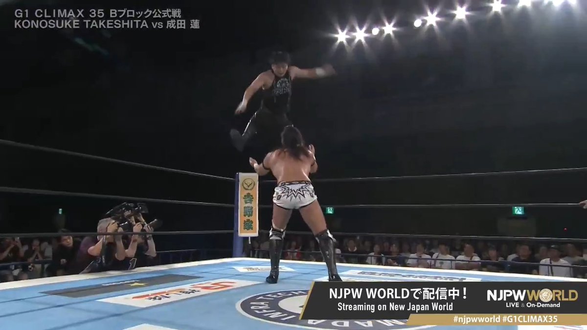 Takeshita is fucking insane #NJPW #G1CLIMAX35
