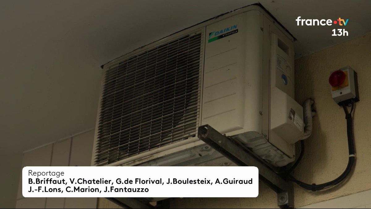 💨 Les ventes de climatiseurs explosent. De nombreux Français sautent le pas, malgré un coût conséquent et l’impact sur l’environnement. Les installateurs sont débordés. #JT13h