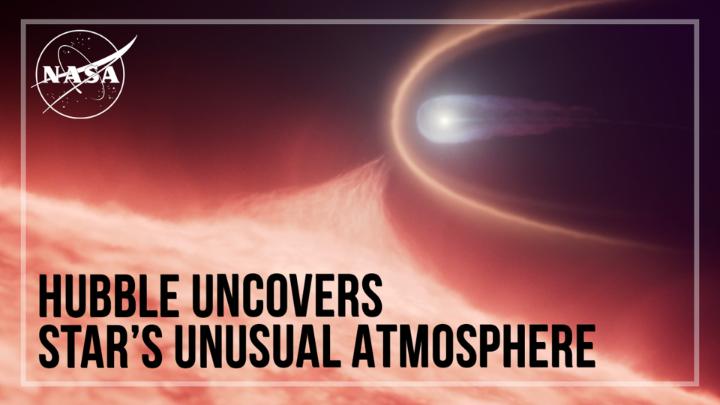 Hubble spotted an unusual star 128 light-years away. With its unique ultraviolet capabilities, Hubble determined this star is a rare ultramassive white dwarf, made up of merged stars: Find out more about this star's intriguing atmosphere in this video ⬇️
