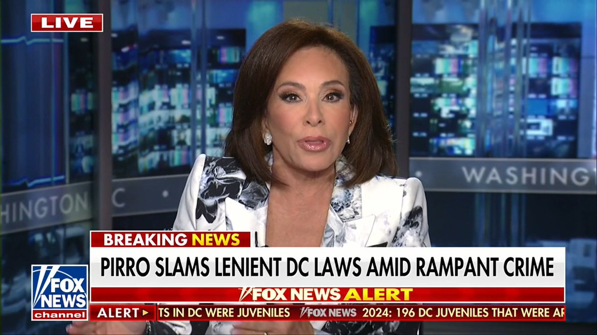 "If we have our way, we will be able to make D.C. safe again." Jeanine Pirro explains how the Donald J. Trump administration is pushing to change laws in the nation's capital to crack down on rampant violent crime.