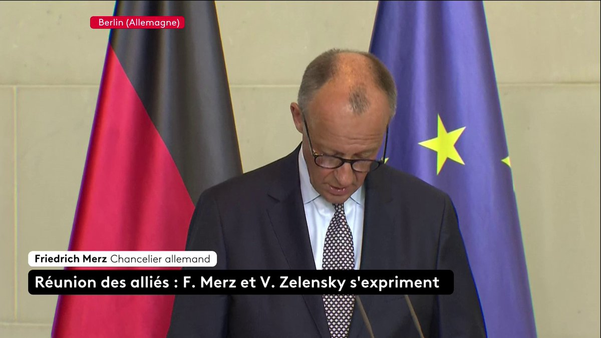 “Nous avons imposé de nombreuses sanctions européennes à l’encontre de la Fédération de Russie. Nous sommes très actifs du côté de la diplomatie et nous souhaitons qu’elle réussisse”, déclare le chancelier allemand F. Merz, réaffirmant son soutien à l’Ukraine.