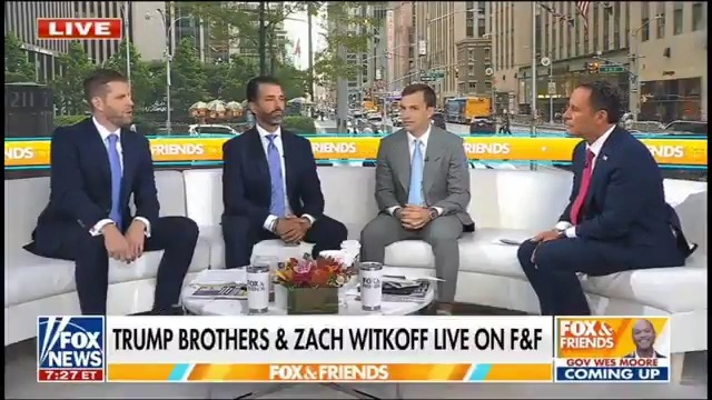 🔥 JUST IN: Eric Trump claims on Fox News that "the people in cryptocurrency were being debannked just like Trump was being debanked."