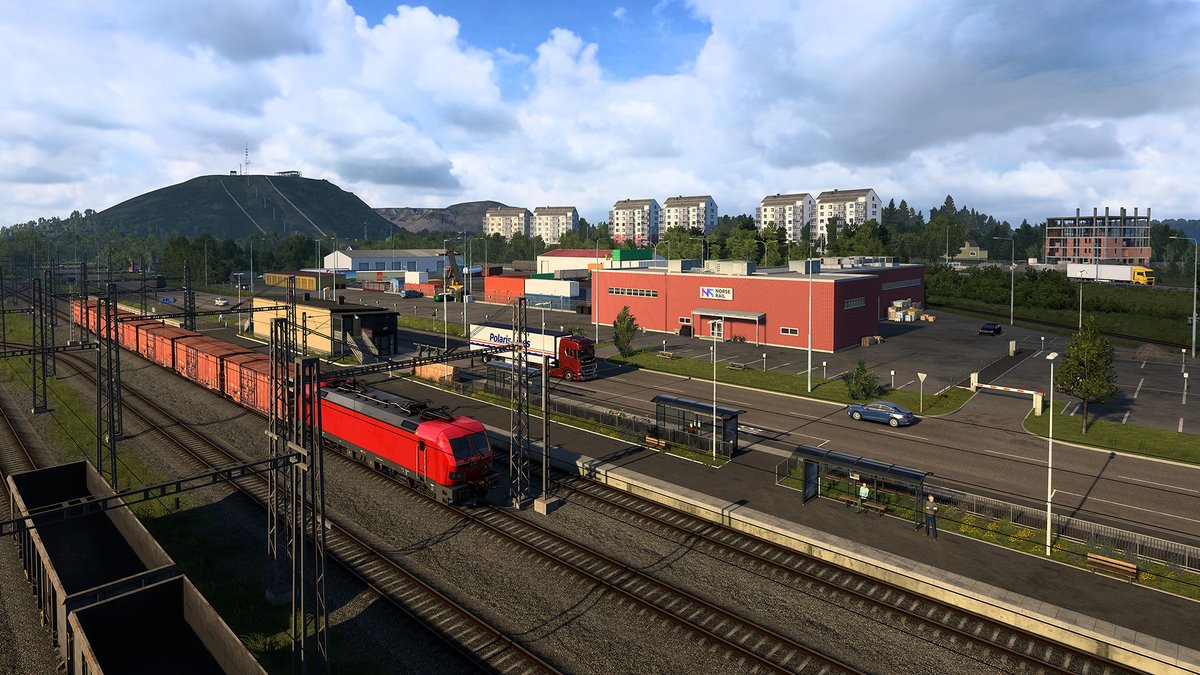 Välkommen till Kiruna! 🇸🇪 Located in the far north of Sweden, this town is home to the world's largest underground iron ore mine - now being recreated for the Nordic Horizons DLC as the first underground depot in ETS2 ⛏️🚛 See more 👇