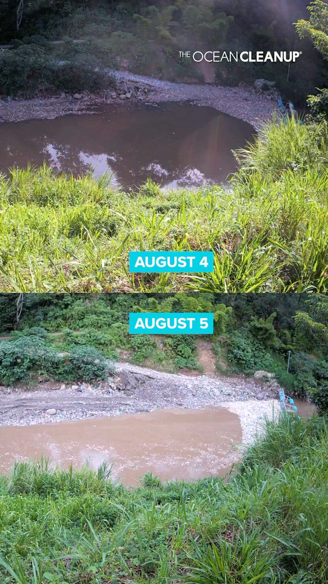 This was a first: back-to-back trash tsunamis intercepted two days in a row 🇬🇹: