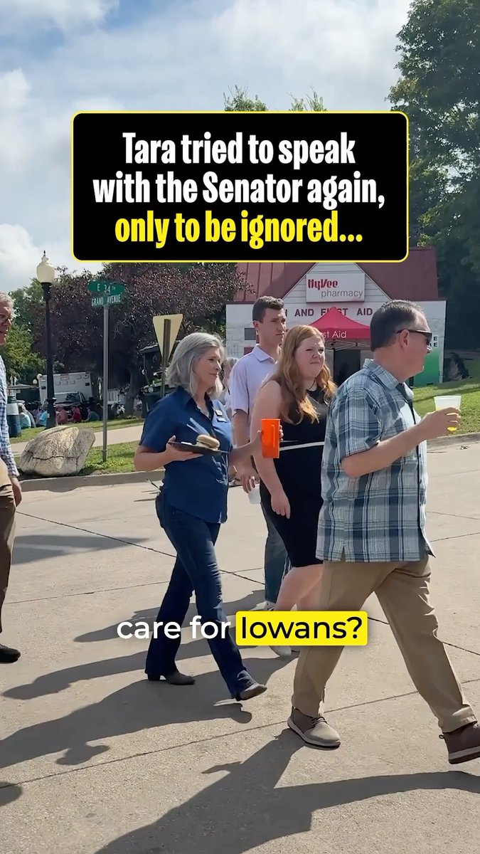 MUST-WATCH: Iowa mom confronts Sen. Joni Ernst at the state fair and demands the Senator answer for her vote on devastating Medicaid cuts.