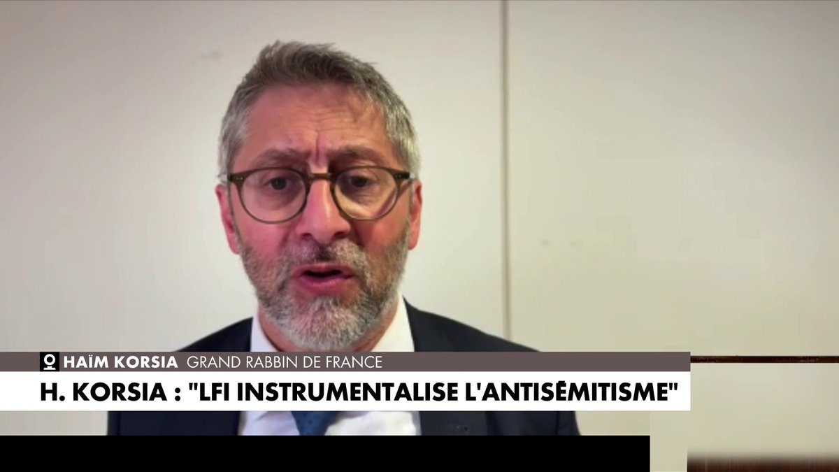 Le grand rabbin de France Haïm Korsia affirme qu'«il y a des forces politiques qui jouent de l'antisémitisme pour engranger des voix», avant de revenir sur la montée de l'antisémitisme en France #PunchlineETE