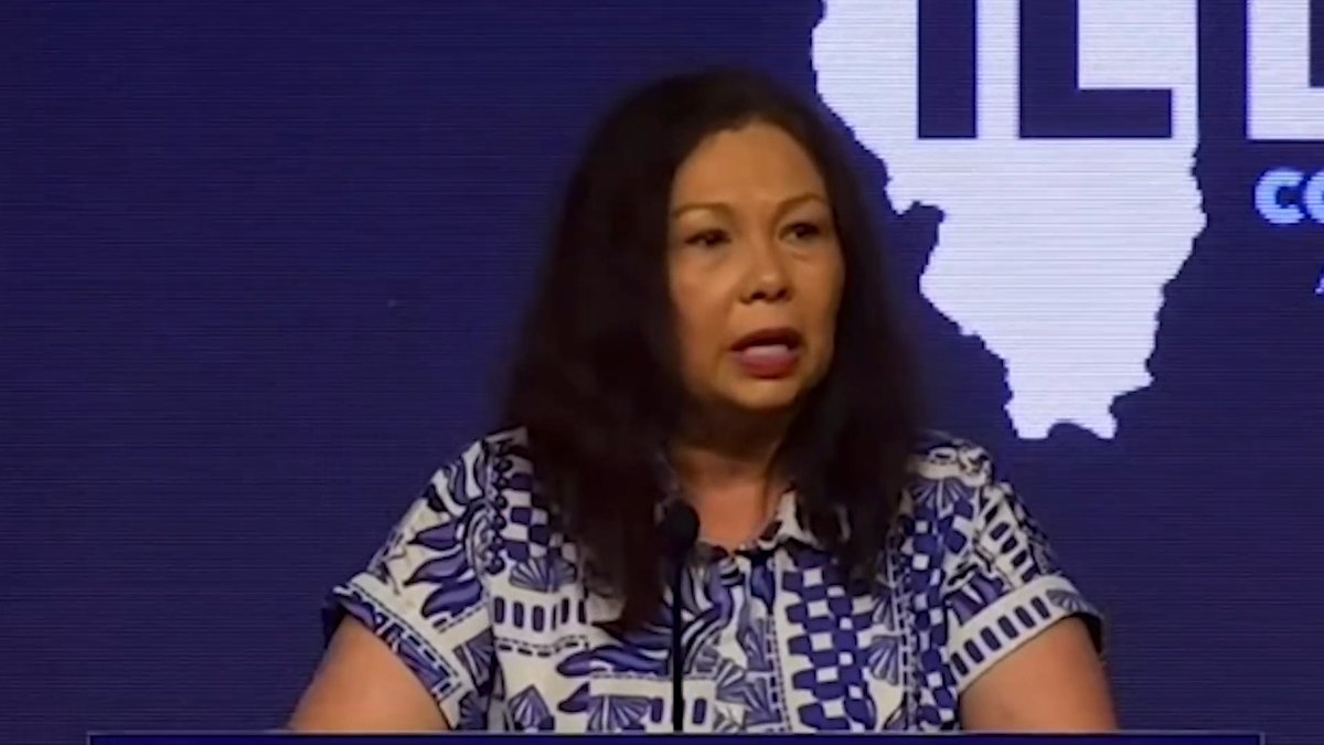U.S. SEN. TAMMY DUCKWORTH (D-IL): "Have you even seen what [Trump's] done to the White House? How much gold and gilding he's put in that? It is gaudy and ugly, and it's not what America is about. And the last time I was in a room that gaudy and ugly was Saddam Hussein's toilet. And we flushed him down the toilet."