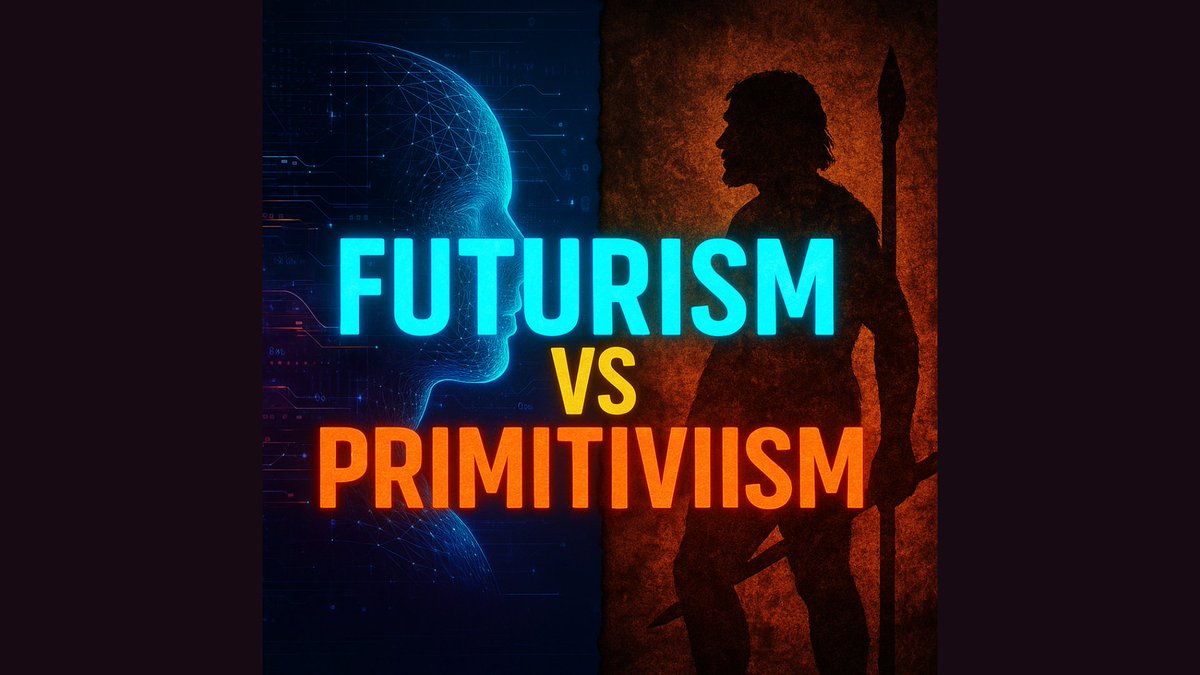 The legend Balaji says "we're entering a new political axis: futurism vs primitivism." Choose wisely.