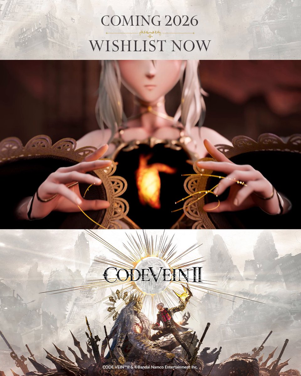 A story that transcends time, bound by blood with the hope of altering the destruction ensued by sin. #CODEVEIN2 is coming in 2026. Wishlist now: