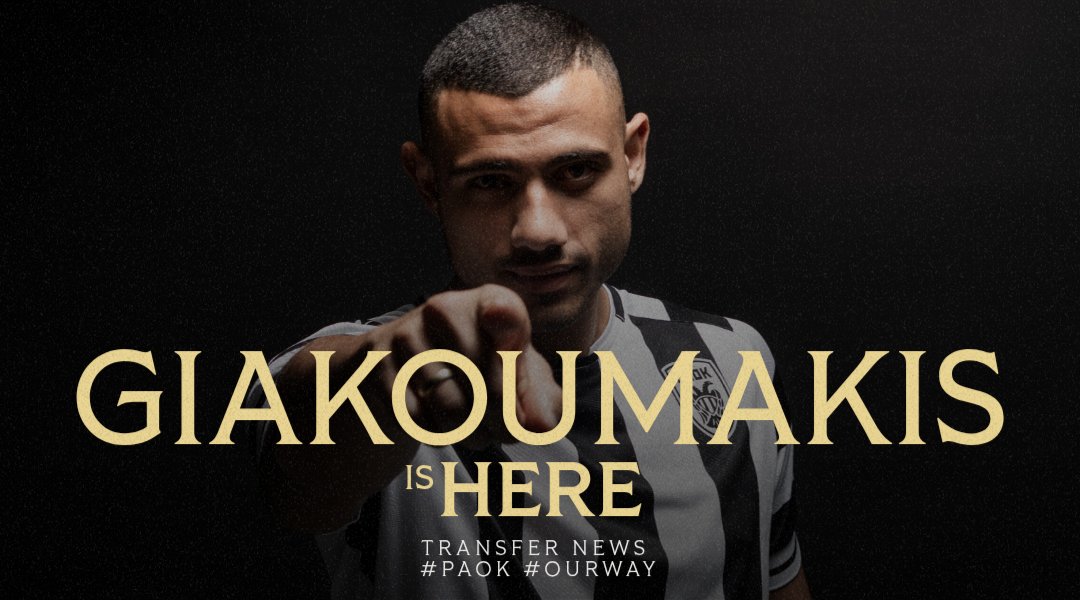 From Mexico to Thessaloniki... 🇲🇽✈️🇬🇷 #GiakoumakisIsHere 🦅 #PAOK #OurWay ⚫️⚪️