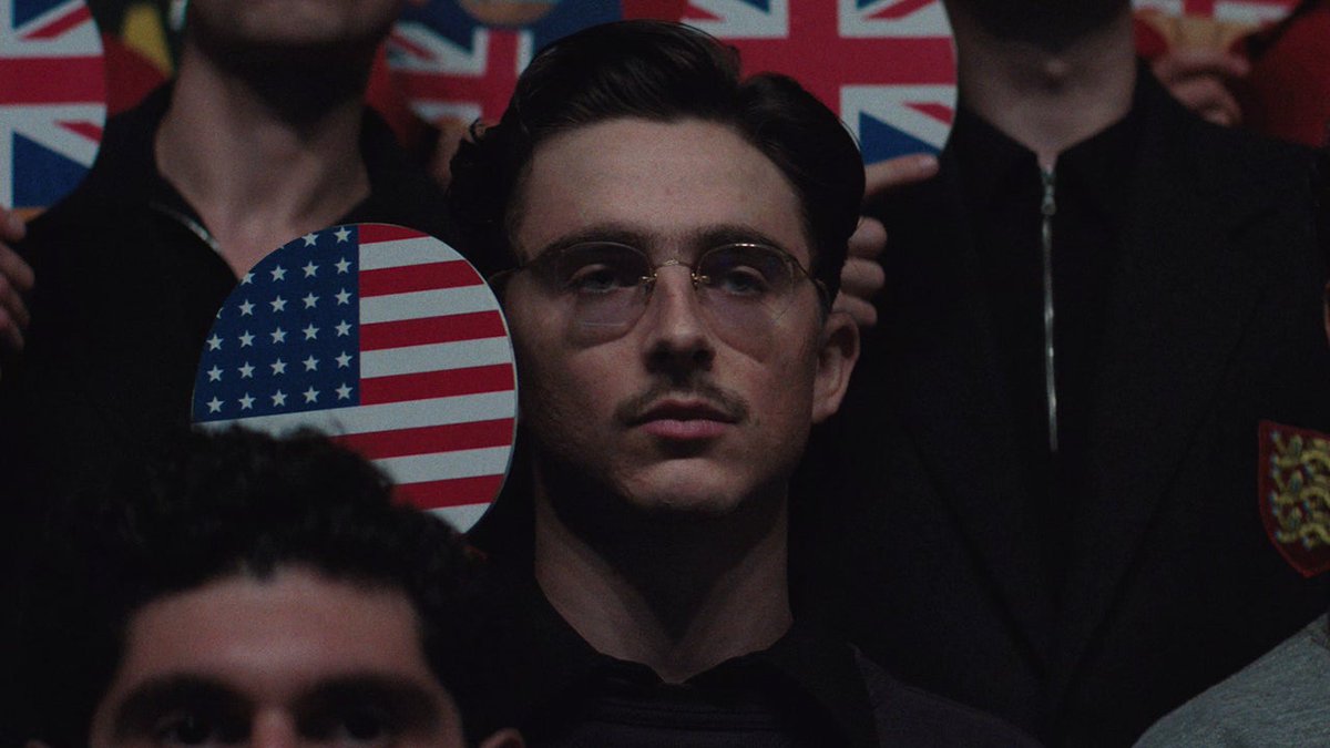 Timothée Chalamet plays a ping pong player who goes to hell and back in pursuit of greatness in Marty Supreme, coming to theaters on December 25.