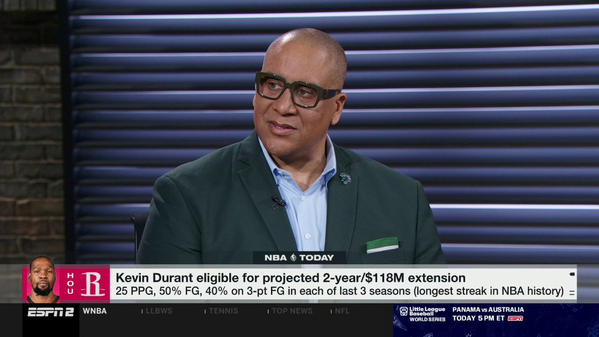 "The longer it takes or if it doesn't happen, it's going to be something that's going to be talked about every day." Marc J. Spears shares his thoughts on Kevin Durant's contract ✍️