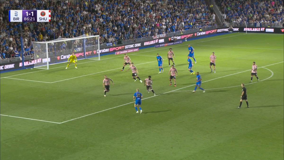 Jay Stansfield strikes late to put Birmingham in the lead just a few minutes away from stoppage time 💥
