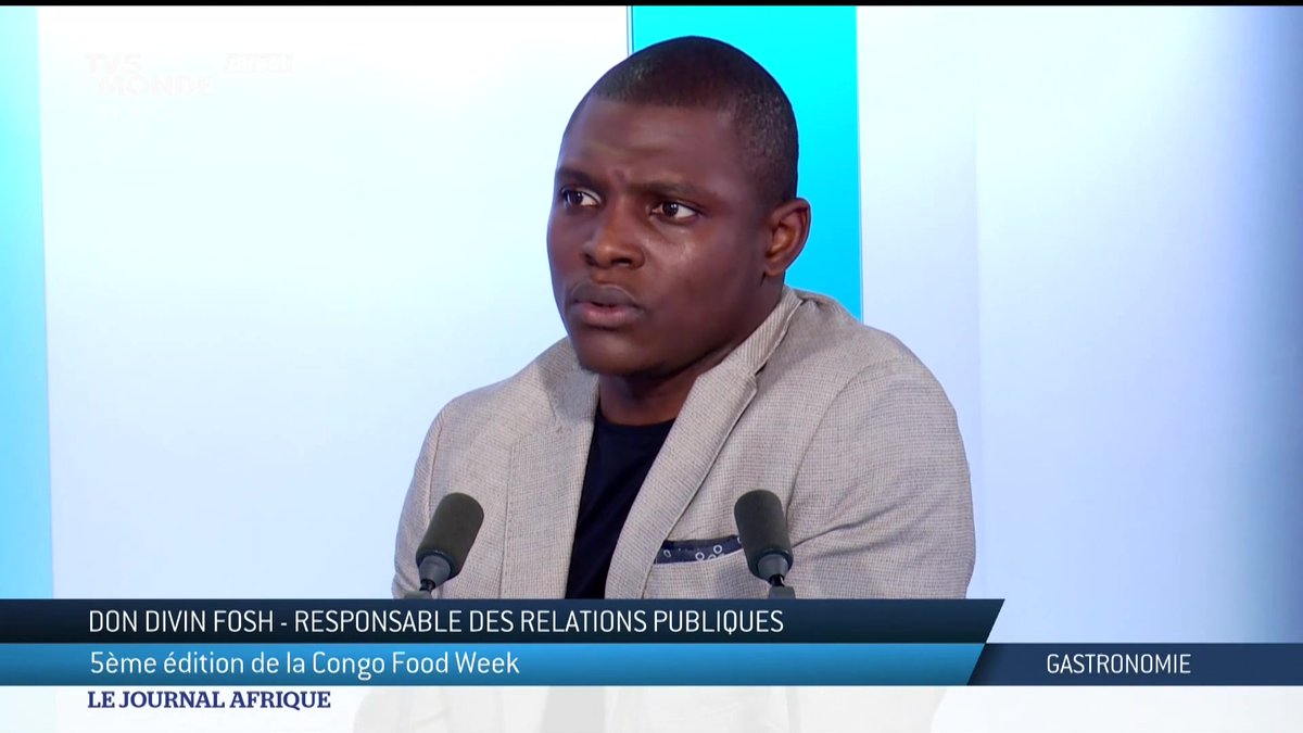 🇨🇩 Rencontre avec Don Divin Fosh l'un des organisateurs de la Congo Food Week qui débutera le 22 août à Kinshasa.