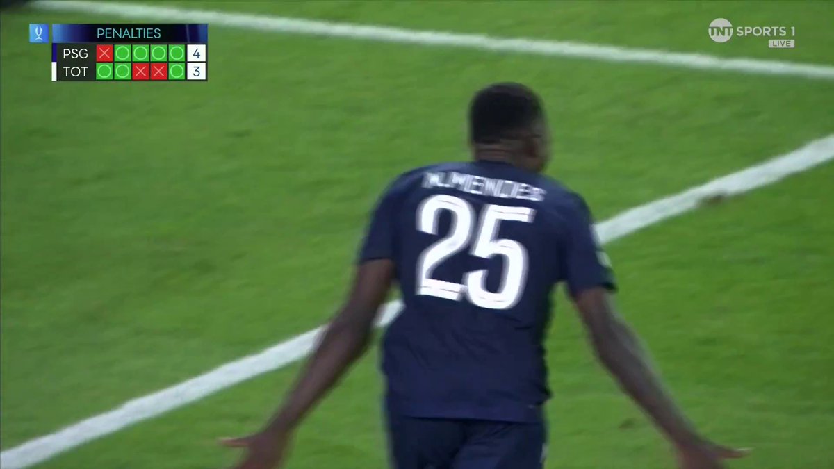 PSG win the Super Cup shootout! 🏆 Heartbreak for Tottenham 💔 📺 TNT Sports & discovery+ UK